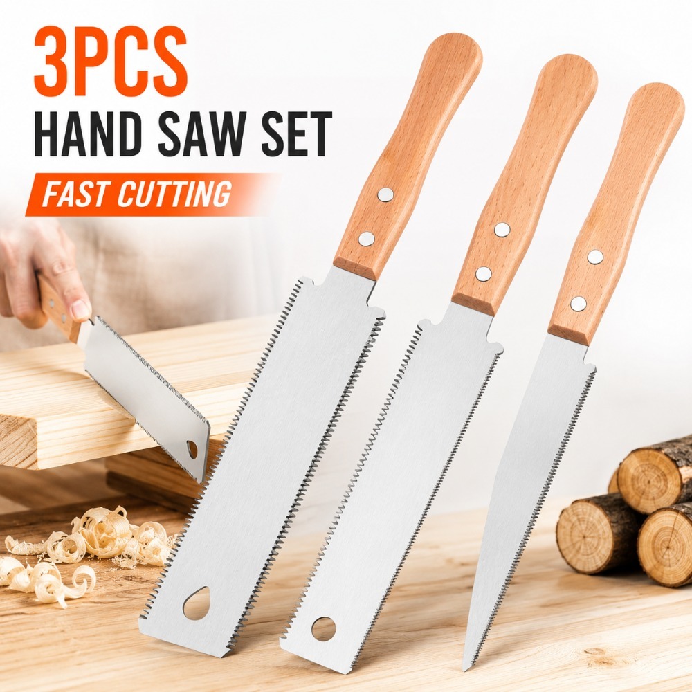 Woodworking In Japanese - Elastyczna japońska piła ręczna ze stali