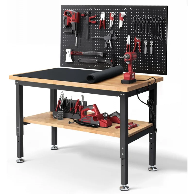 Woodworking Garage - Stół roboczy do garażu z regulowaną