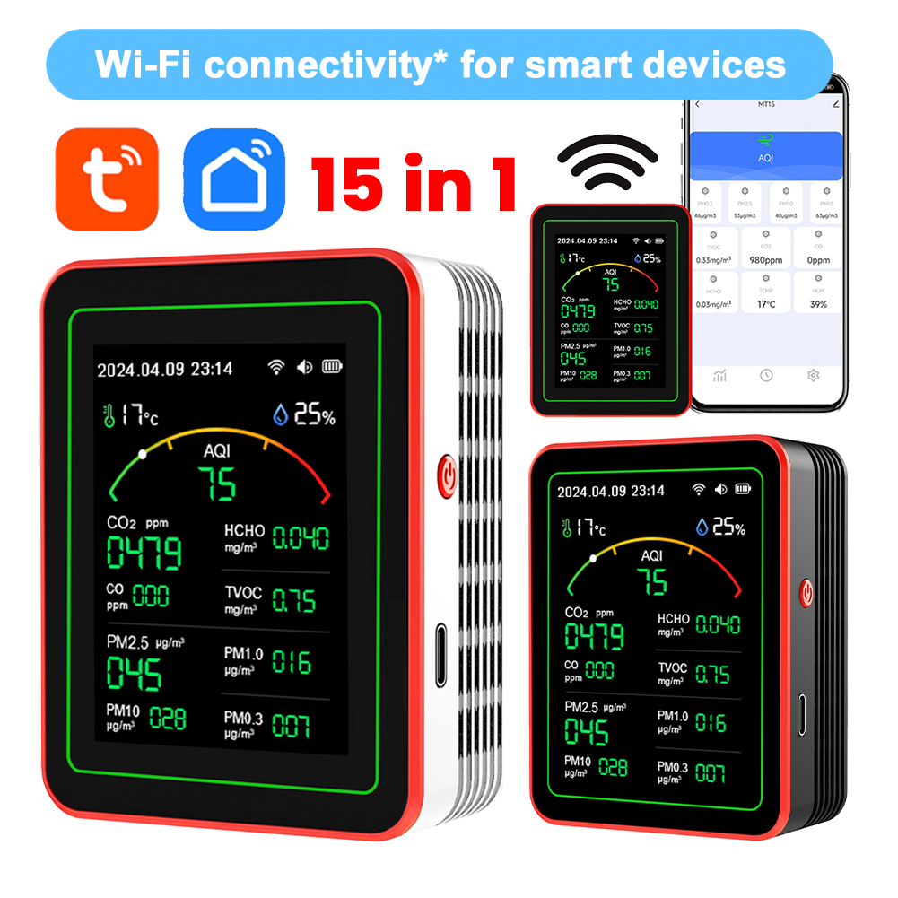 Woodworking App - Tester domowy Tuya WiFi 15-w-1 do