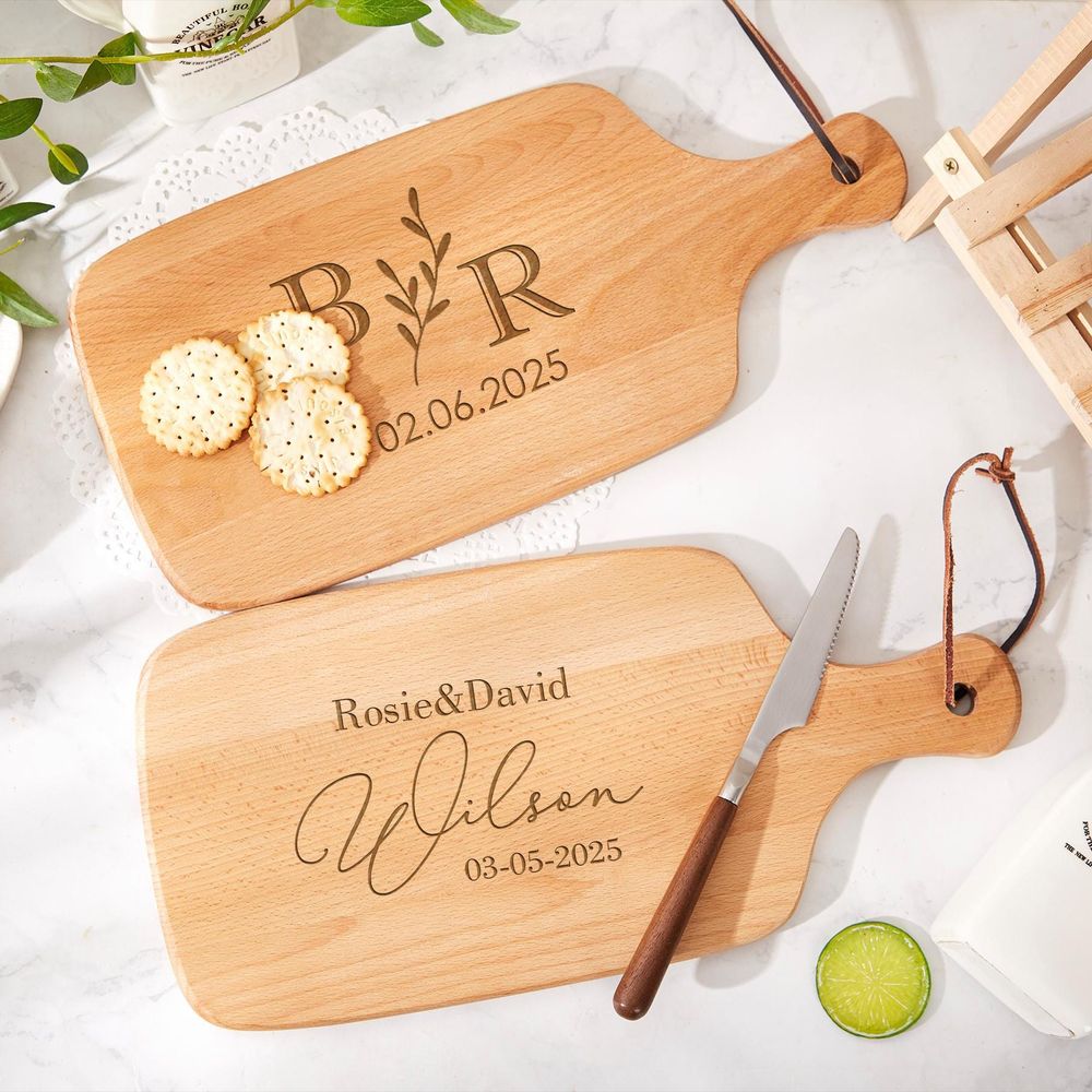 Woodworking Logo - Deska do krojenia z drewna z