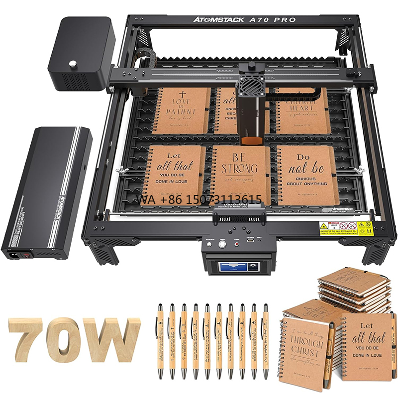 Woodworking Logo - ATOMSTACK A70 X70 Pro 70W Laserowa