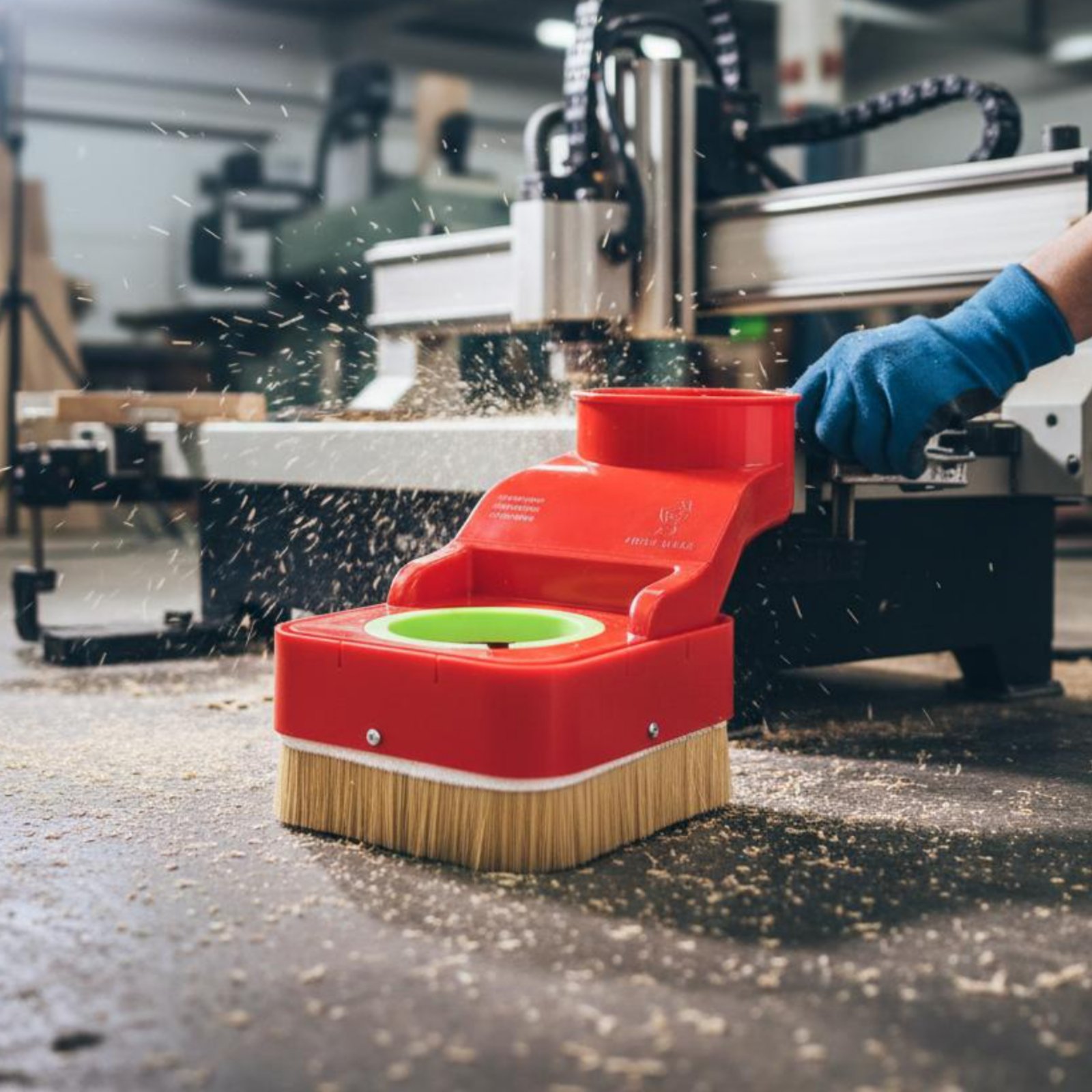 Vacuum Cleaner Woodworking - Osłona przeciwpyłowa do frezarki CNC, szczotka