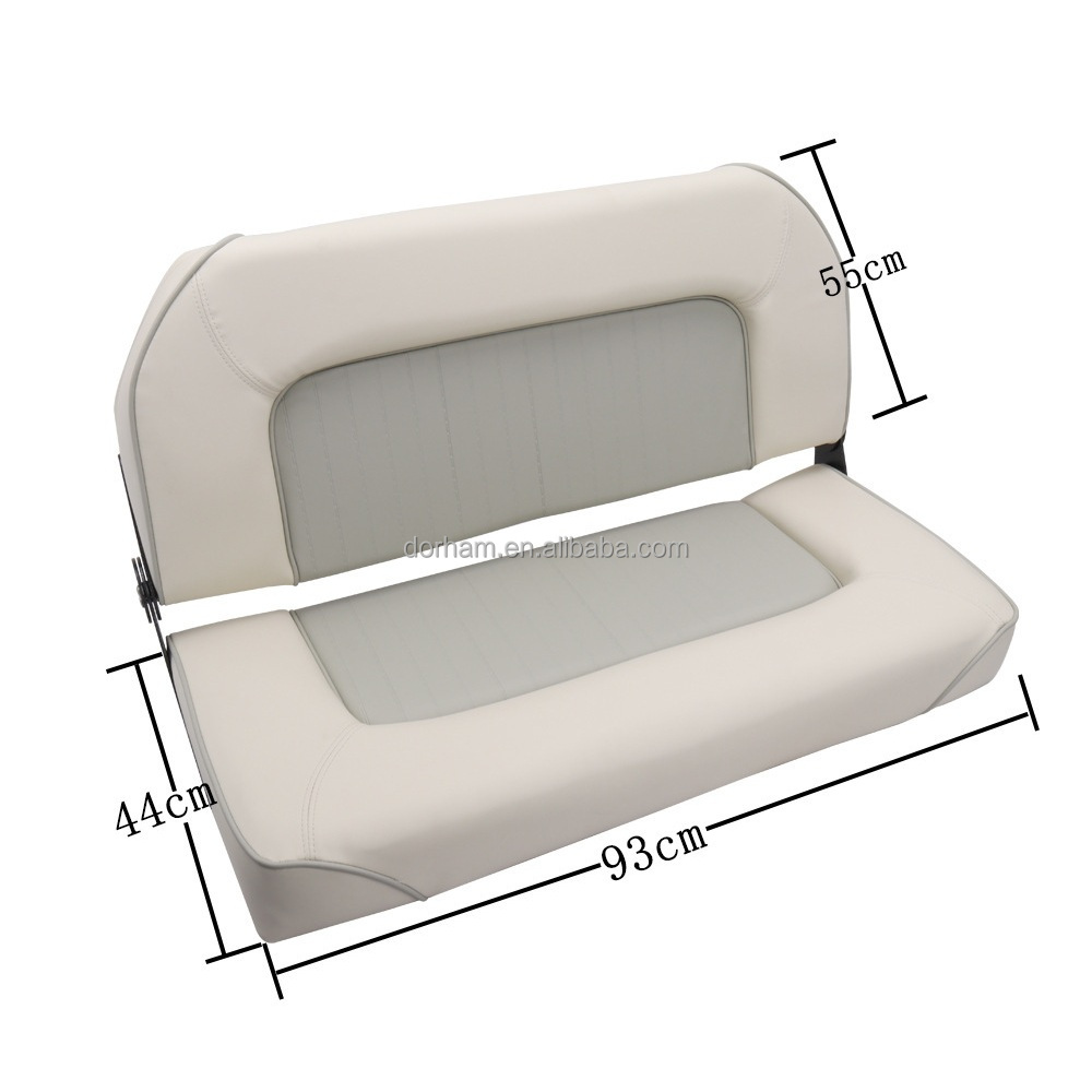 Woodworking Outdoor Furniture - Dwuosobowa składana ławka morska z niskim