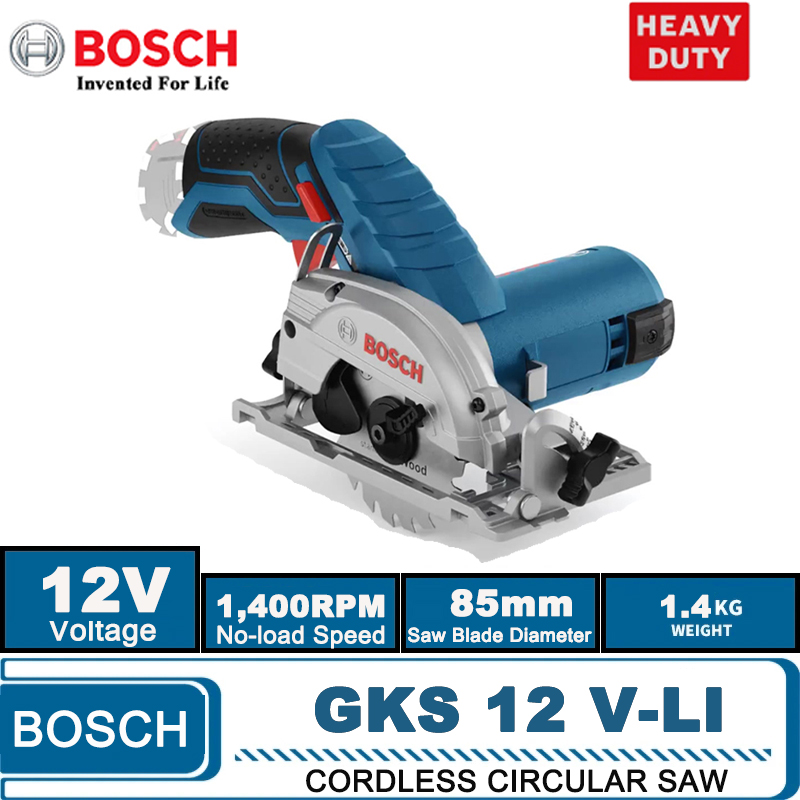 Woodworking Electric Saw - BOSCH GKS 12V-LI Elektryczna Piła Tarczowa