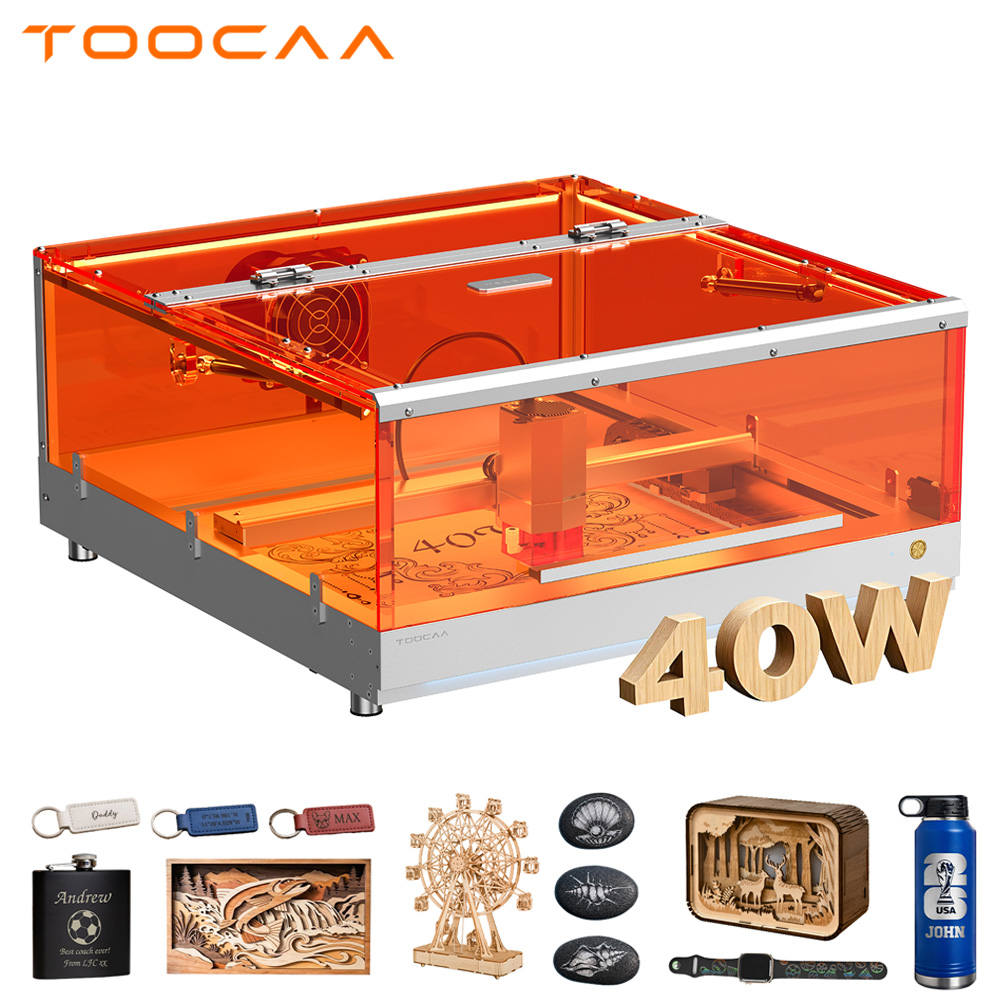 Woodworking Classes - TOOCAA L2 40W AI Laserowa Maszyna