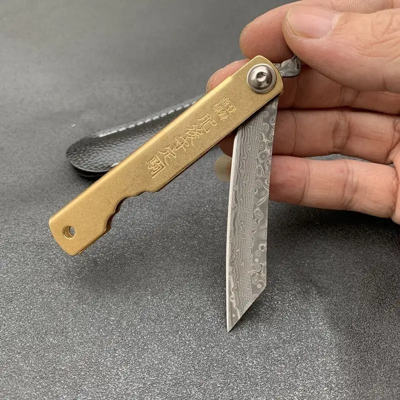 Woodworking In Japanese - Higonokami japoński mini kieszonkowy nóż składany
