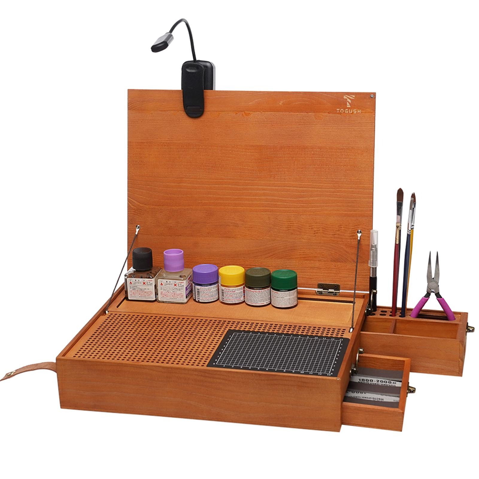 Woodworking Shop - Stół warsztatowy do modelarstwa, przenośny organizer