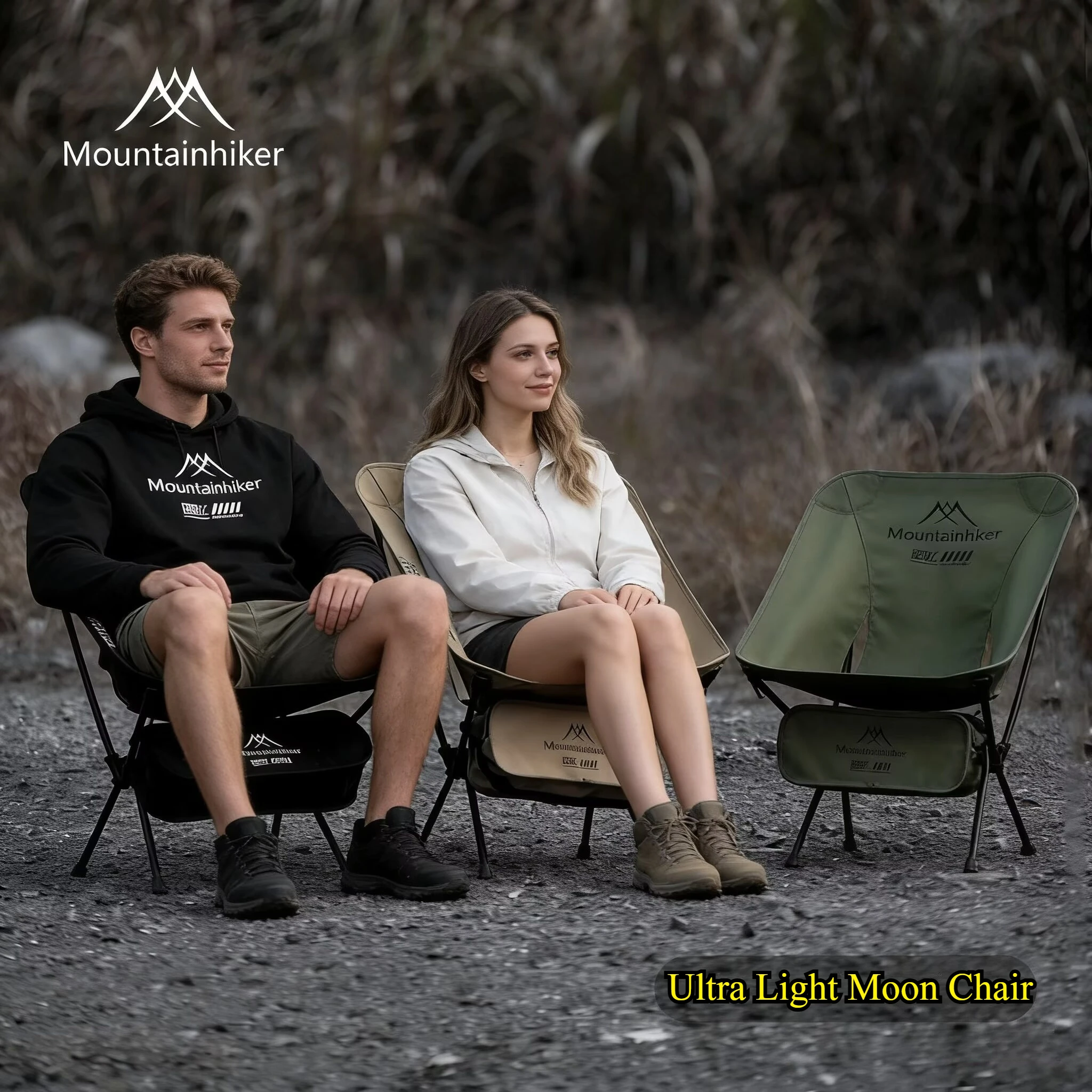 Woodworking Outdoor Furniture - MOUNTAINHIKER Ulepszone Ultralekkie Krzesło Księżycowe do