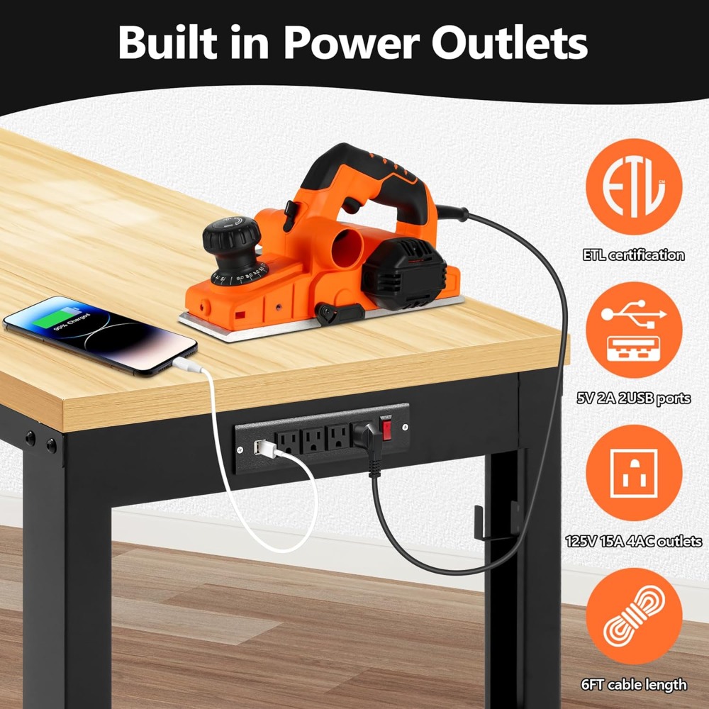 Regulowany stół warsztatowy, w – Woodworking Garage recenzja i cena