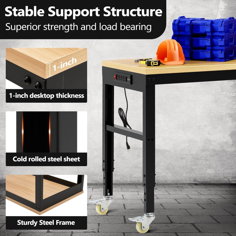 Regulowany stół warsztatowy, w – Woodworking Garage recenzja i cena