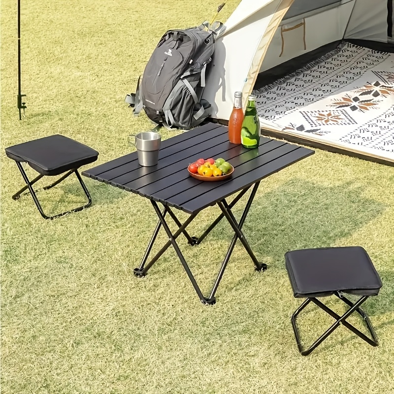 Przenośny składany stołek, lek – Woodworking Outdoor Furniture recenzja i cena