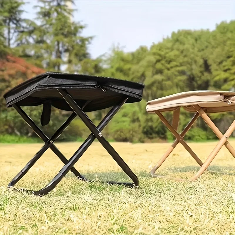 Przenośny składany stołek, lek – Woodworking Outdoor Furniture recenzja i cena