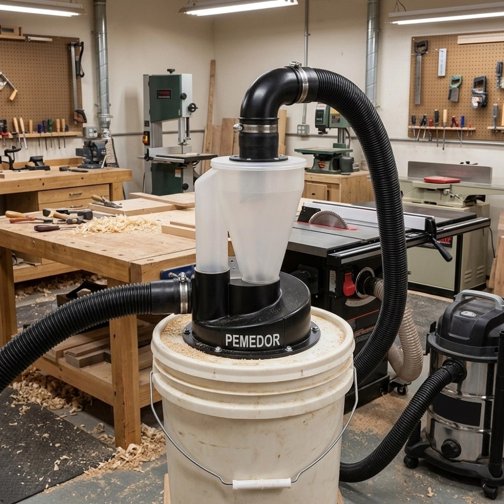 Nowy przemysłowy separator pył – Vacuum Cleaner Woodworking recenzja i cena