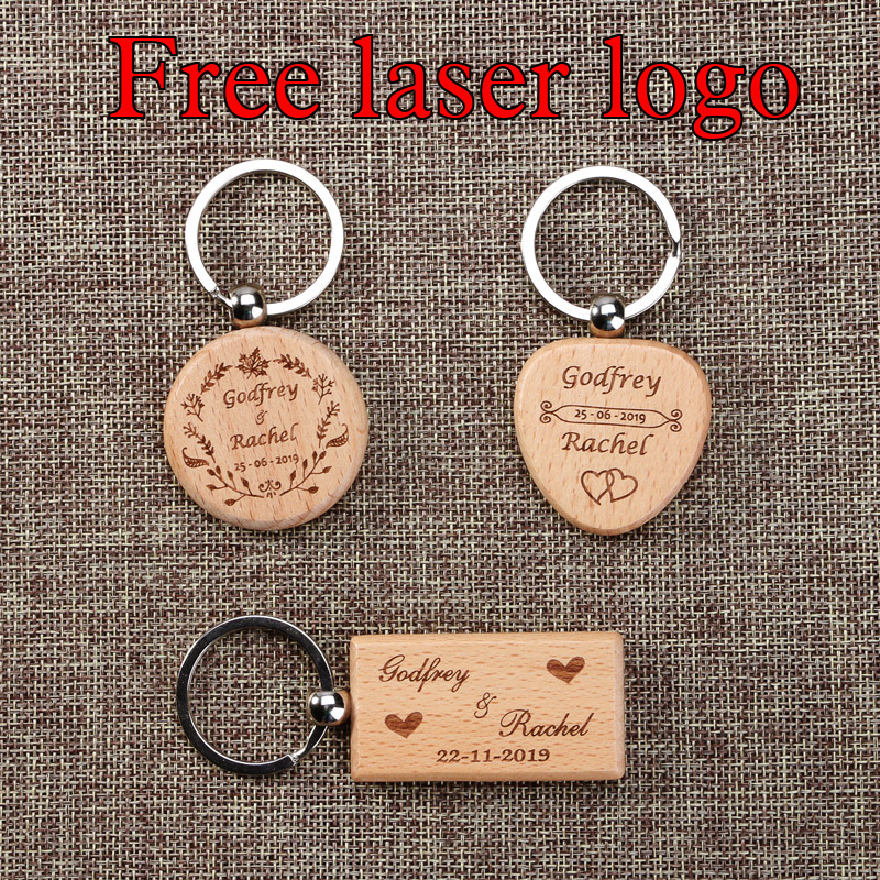 Niestandardowy drewniany brelo – Woodworking Logo recenzja i cena