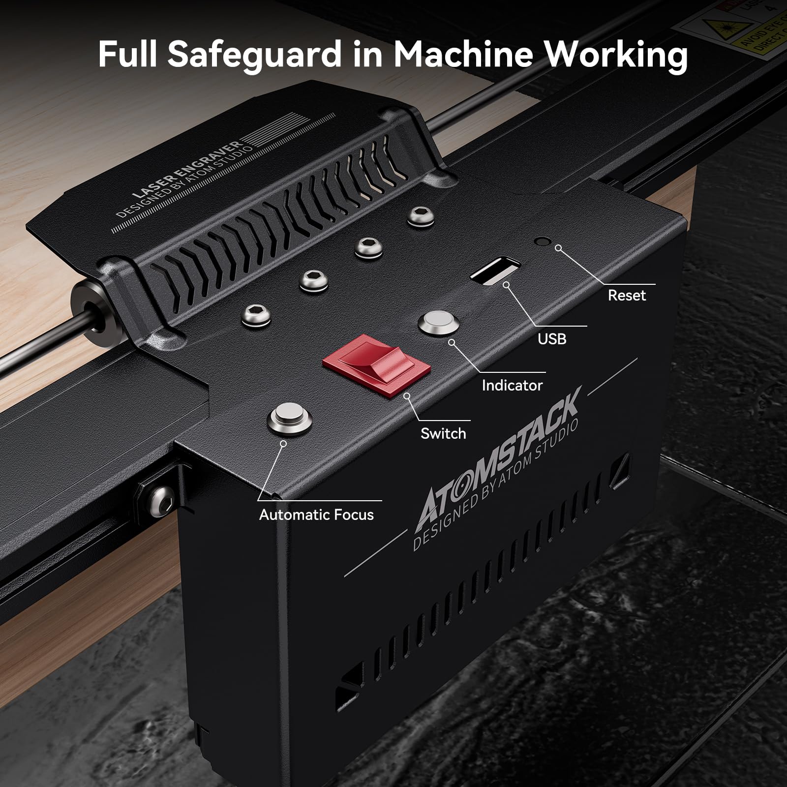 ATOMSTACK A70 X70 Pro 70W Lase – Woodworking Logo recenzja i cena