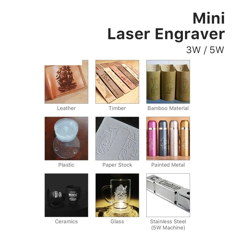 Miniaturowa laserowa grawerka  – Woodworking Logo recenzja i cena