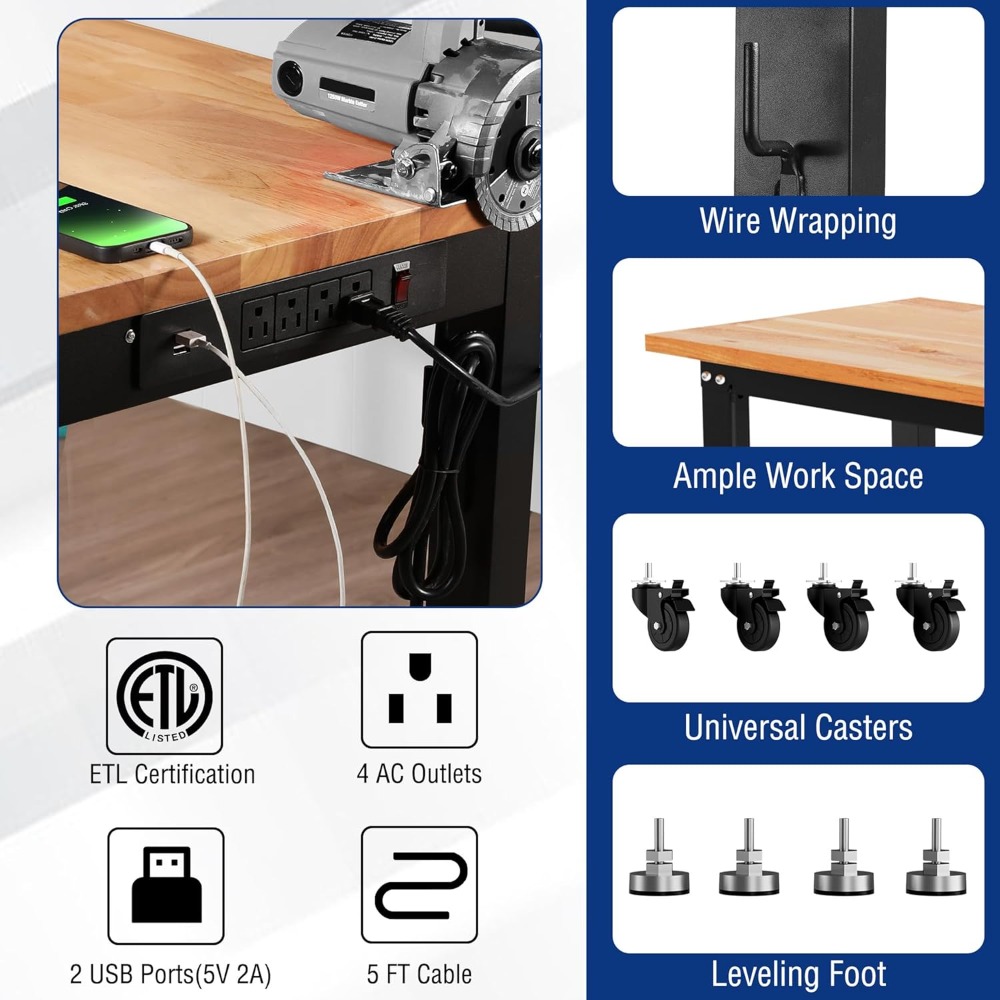 Stół warsztatowy do garażu, re – Woodworking Garage recenzja i cena