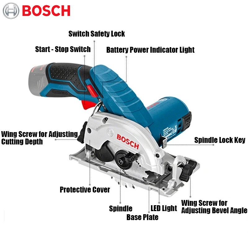 BOSCH GKS 12V-LI Elektryczna P – Woodworking Electric Saw recenzja i cena