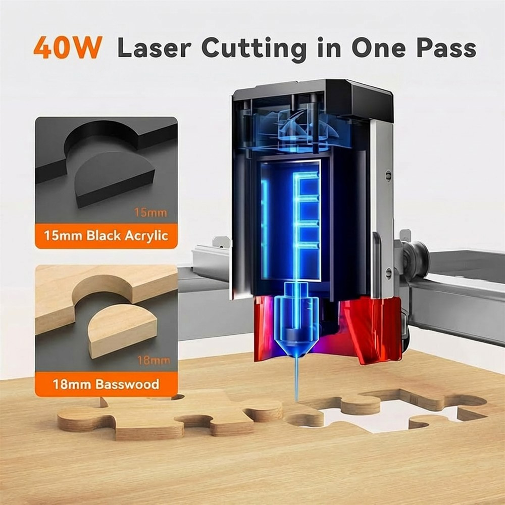 TOOCAA L2 40W AI Laserowa Masz – Woodworking Classes recenzja i cena