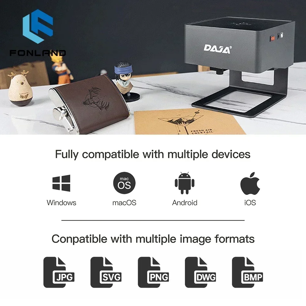 FONLAND DJ6 grawer laserowy CN – Woodworking Logo recenzja i cena