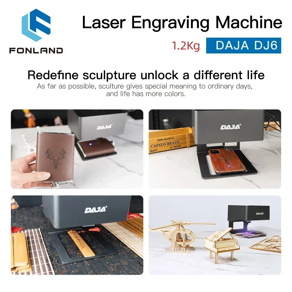 FONLAND DJ6 grawer laserowy CN – Woodworking Logo recenzja i cena