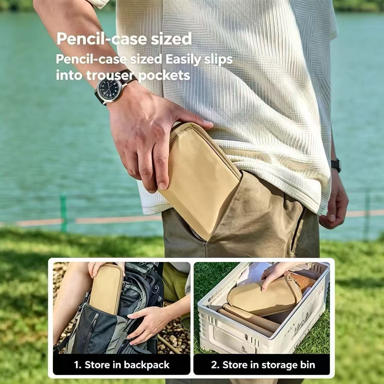 Składany przenośny stołek Magz – Woodworking Outdoor Furniture recenzja i cena
