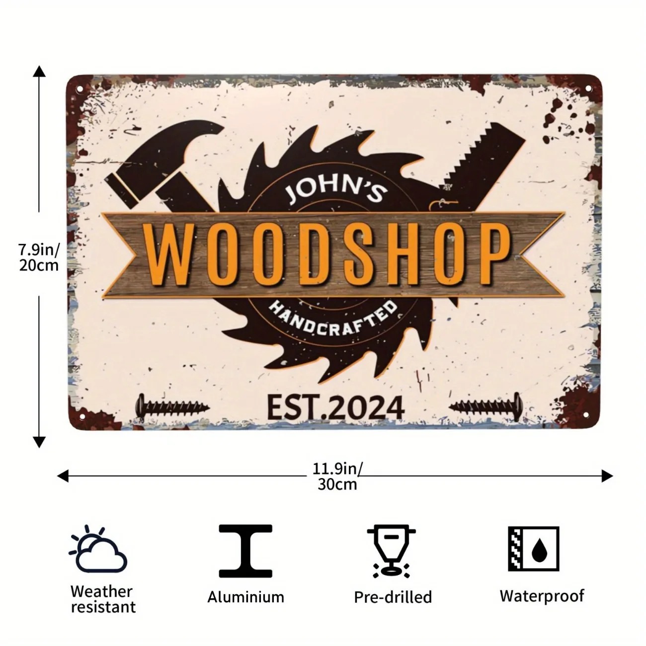 Spersonalizowana tabliczka sto – Woodworking Garage recenzja i cena